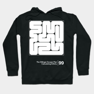 The Dillinger Escape Plan / Minimalist Graphic Design Artwork Hoodie